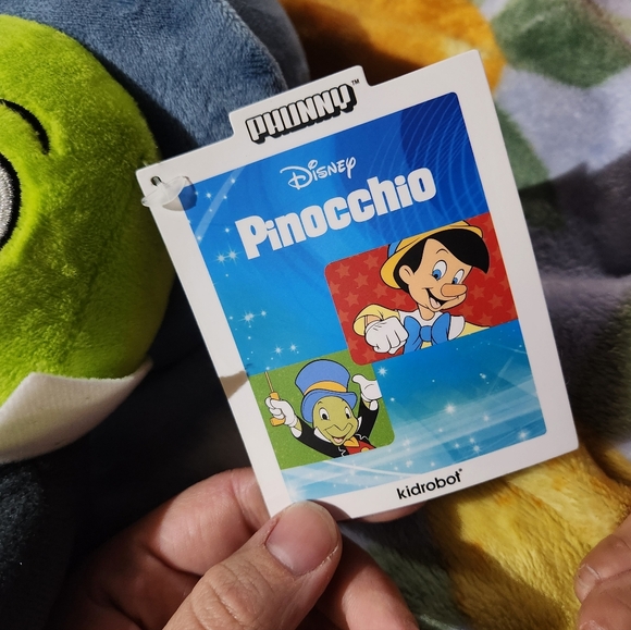 Disney Pinocchio Plush Toy - Green and Blue NWT - Picture 3 of 10